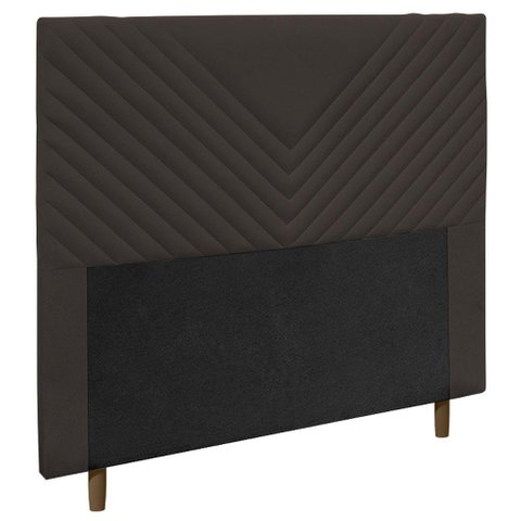 Cabeceira Cama Box Casal Viena 140cm Corano Marrom