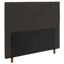 Ver imagem 1 de Cabeceira Cama Box Casal Viena 140cm Corano Marrom