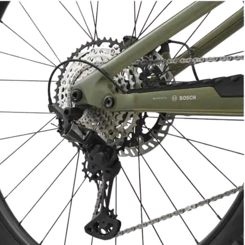 Bicicleta Eletrica Mountain Bike Cannondale Moterra Neo Carbon 2 Verde 2024 G - 8