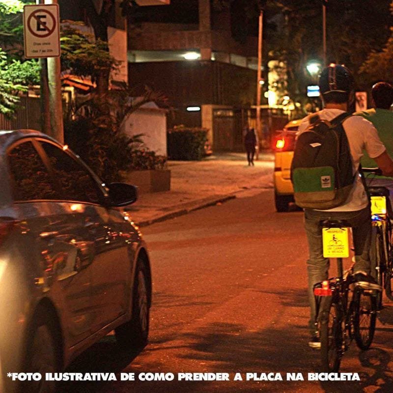 Plaquinha de Sinalização para Bicicleta - 6