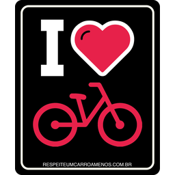 Plaquinha de Sinalização para Bicicleta - 1
