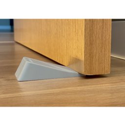 Trava Porta de Piso Comfortdoor Calço para Porta de Borracha Cinza - 2