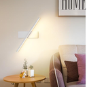 Ver imagem 4 de Luminária 30cm Barra Linear Led 3 Cores Giratória 330 Graus Silicone Minimalista Gimpo Kjbd-150:bran