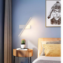 Ver mais imagens de Luminária 30cm Barra Linear Led 3 Cores Giratória 330 Graus Silicone Minimalista Gimpo Kjbd-150:bran