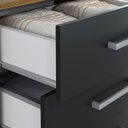 Ver imagem 5 de Comoda Gisele 4 Gavs 2 Portas Castanho/onix