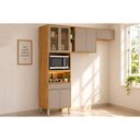 Ver imagem 1 de Cozinha Completa 3 Peças Plena CZ309 Cinamon/Nude Demóbile
