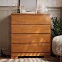 Ver imagem 7 de Cômoda 4 Gavetas MDF Multiuso Imperial Nature