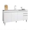 Ver imagem 2 de Balcão de Cozinha para Pia Marcos Mdp/bp Branco G96 - Gran Belo