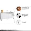 Ver imagem 3 de Balcão de Cozinha para Pia Marcos Mdp/bp Branco G96 - Gran Belo