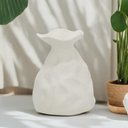 Ver imagem 2 de Vaso Organic em Ceramica Cinza Mart 30,5cm