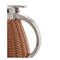 Garrafa Térmica de Rattan Marrom 1,5L - 4