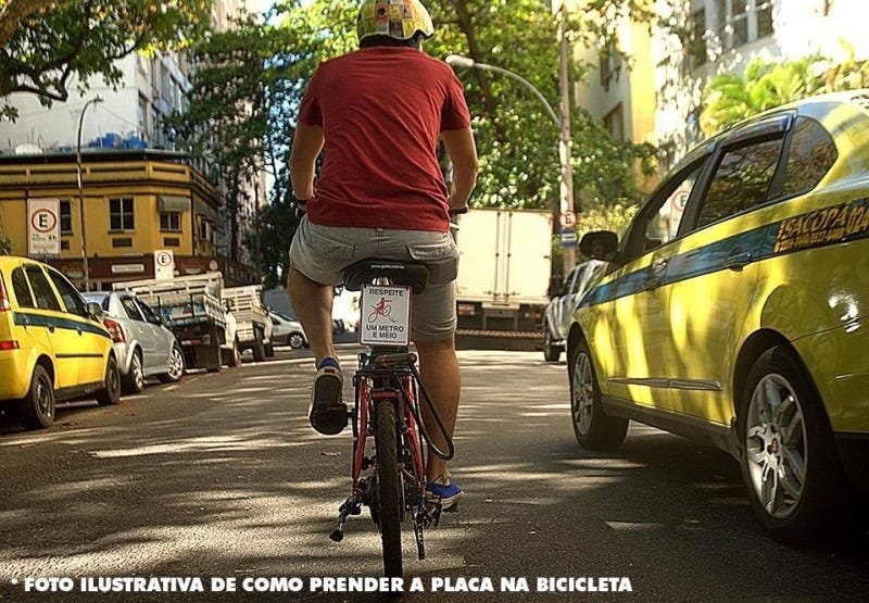Plaquinha de Sinalização para Bicicleta - 7