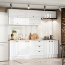 Ver imagem 1 de Cozinha Compacta de 08 Peças com Aéreo Basculante Nova York Henn