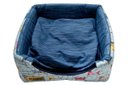Ver imagem 5 de Cama Iglu e Toca para Cachorro Impermeavel Luppet Azul Pets - M