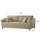 Ver imagem 2 de Sofá Fixo Brasil 160 Cm com Braço 10 Cm Meu Sofá Online