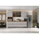 Ver mais imagens de Cozinha Completa Itatiaia Lumina Aéreo 2 Portas 270cm em Madeira Mdf Cinamomo/fendi