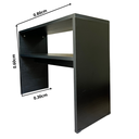 Ver imagem 3 de Móvel Aparador para Cantinho do Café em Mdf Preto