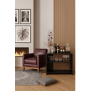 Ver imagem 1 de Móvel Aparador para Cantinho do Café em Mdf Preto