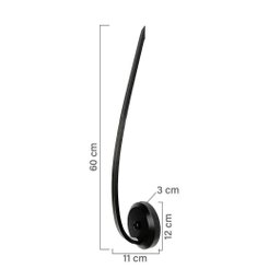 Arandela Polux 11w 60cm Preto Gmh - 2