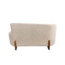 Ver imagem 6 de Namoradeira Sofá Feijão Lounge Orgânica Couro Bege