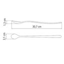 Ver imagem 3 de Kit 12 Colheres Cabo Longo Bailarina Inox 30cm Tramontina para Mexer Suco Drinks Coquetel