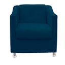 Ver imagem 2 de Poltrona para Recepção, Clinica , Salão, Sala Escritório Suede Escolha Sua Cor