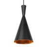 Conjunto 3 x Luminárias Pendentes Tom Dixon - Kit Trio - Preto com Interior Cobre - 2