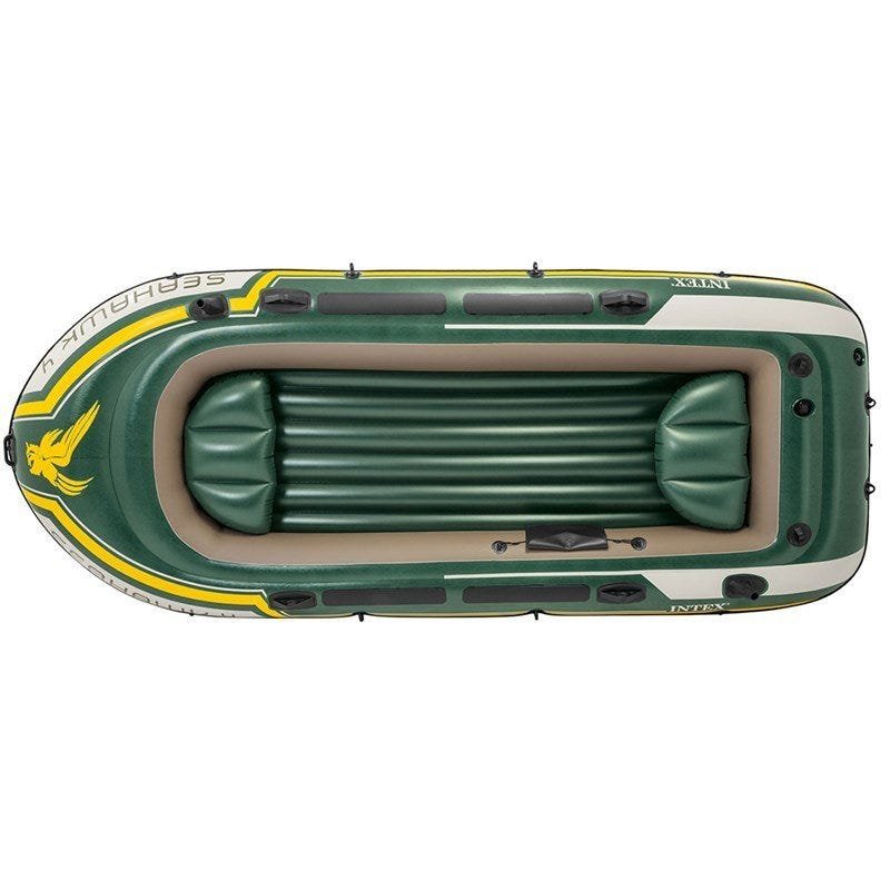 Bote Seahawk 400 Set (68350, Remo de Alumínio de 122 cm, 58614) - Intex - 2