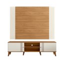 Ver imagem 2 de Rack com Painel para TV até 75 Polegadas Retrô 197CMX180CM Denver Marrom/Off White