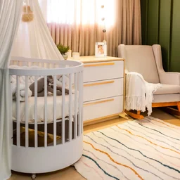 Berço Evolutivo Redondo Mini Cama 3 em 1 Encanto - 4