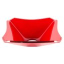 Ver imagem 3 de Gabinete de Vidro 40cm para Banheiro Cuba Chanfrada Vermelho - Dahora