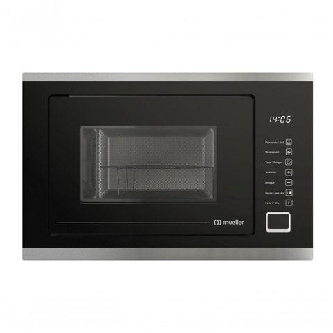 Forno Micro-ondas de Embutir Mueller 25 Litros Preto Mmo0225g1 127v
