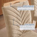Ver imagem 5 de Conjunto Sala de Jantar 4 Lugares Retangular Tampo MDF 120x80cm Mesa Lyra e Cadeiras Carol