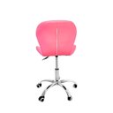 Ver imagem 6 de Cadeira Escritório Slim Vegas Base Giratória Estofada Rosa