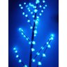 Arvore Abajur 71 Led Decoração Luminária Natal Cerejeira Rosas Grande 1,46M Azul (89225 Azul) - 3