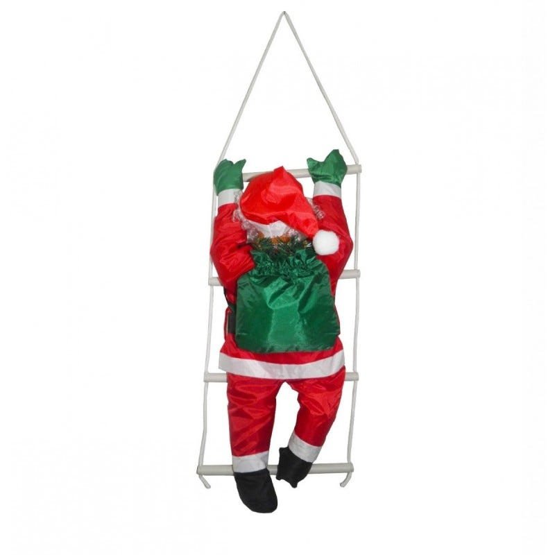 Papai Noel Subindo Escada Decoração de Natal Grande Enfeite Natalino 66cm (Bsl-36041-10) - 3