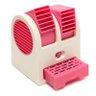 Ventilador Pc Notebook Computador Usb Pilha Portátil Recipiente Água Pequeno Rosa (Hb-168) - 1