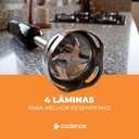 Ver imagem 3 de Mixer com Processador Cadence Mixture Max MIX375 Preto 2 Velocidades 110V