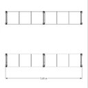 Ver imagem 3 de Kit 4 Mini Porta Pallet 250 Kg 180x200x60 (cxlxp)