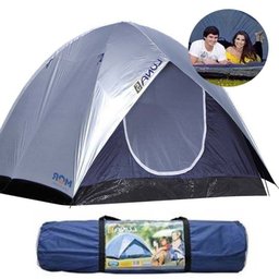 Barraca Camping 5 Pessoas Tenda Iglu Acampamento Praia Coluna D'Água 800mm (4387) - 1