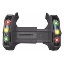 Ver imagem 3 de Patins Adaptado Para Tenis Esporte Com Rodas De Led Preto (SKT-11)