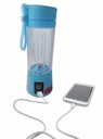 Ver imagem 3 de Mini Liquidificador Bateria Recarregavel Portátil Eletronico Azul