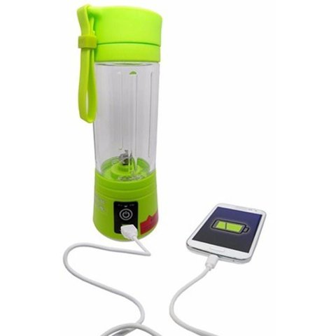 Mini Liquidificador Portátil Bateria Recarregavel Eletrico Verde (bsl-2030-2)