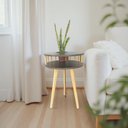 Ver imagem 2 de Mesinha de Canto com Suporte para Plantas