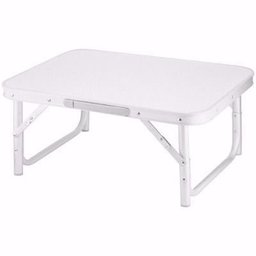 Mesa Camping De Alumínio Dobrável Com Tampo Mdf 90x60 Maleta - 5