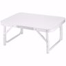 Mesa Camping De Alumínio Dobrável Com Tampo Mdf 90x60 Maleta - 5