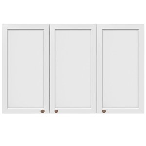 Armário Aéreo 3 Portas 120 Cm Unna Poliman Branco