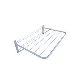 Varal De Parede Dobrável Em Aço Carbono 69 Cm - 5