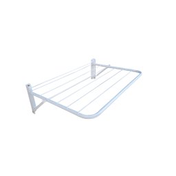 Varal De Parede Dobrável Em Aço Carbono 69 Cm - 1