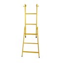 Ver imagem 3 de Mini Escada Extensiva 3x5 Degraus 1,65m Aço 120kg - Color Edition